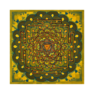 6 Mahavidya Baglamukhi Yantra - Art Print
