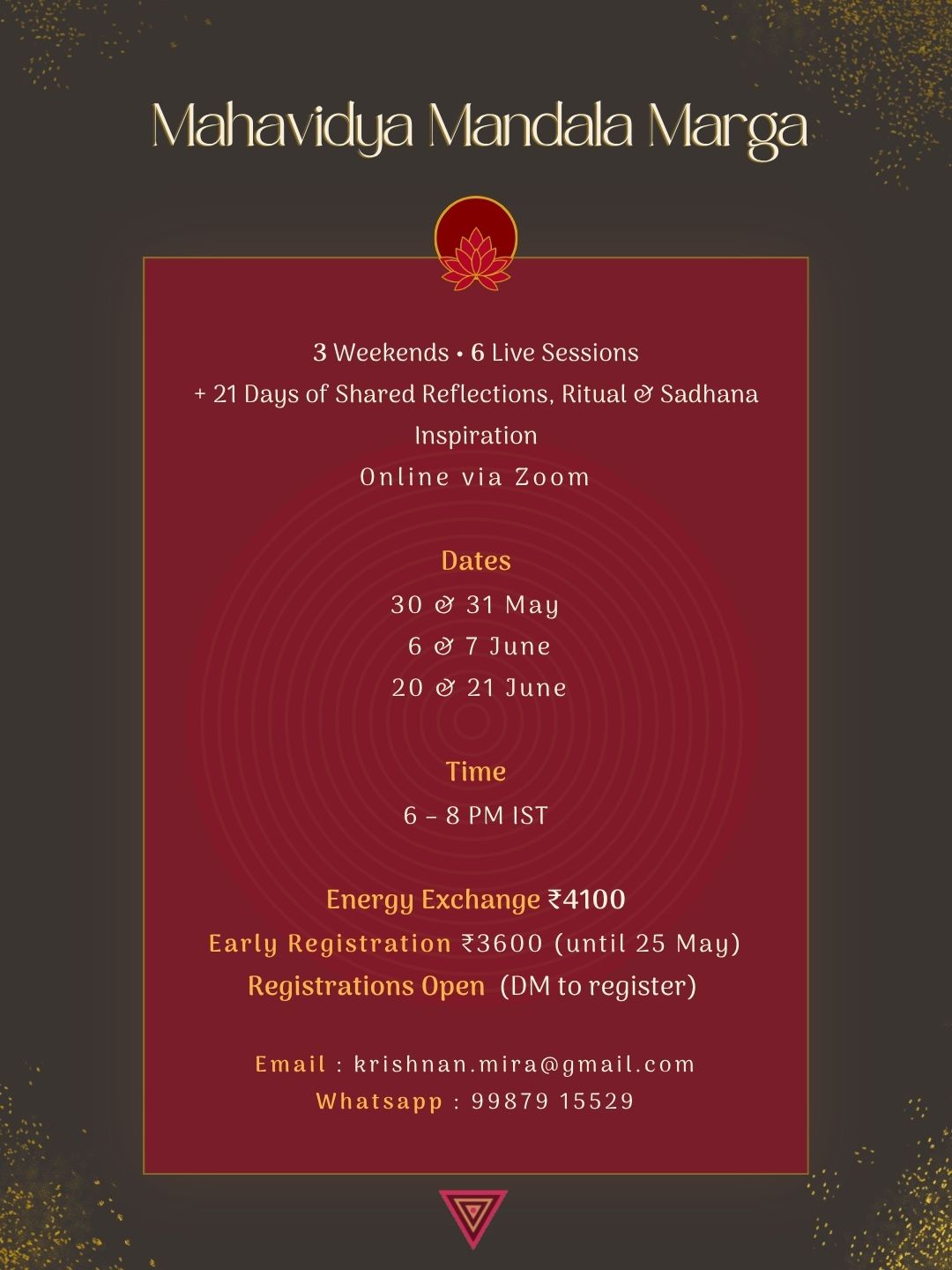 6 Price,date,venue
